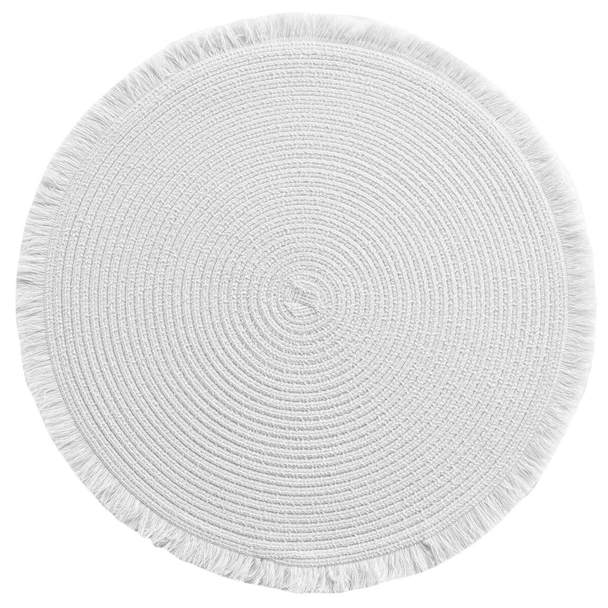Podkładka pod talerz z frędzlami FALBALA, Ø 38 cm