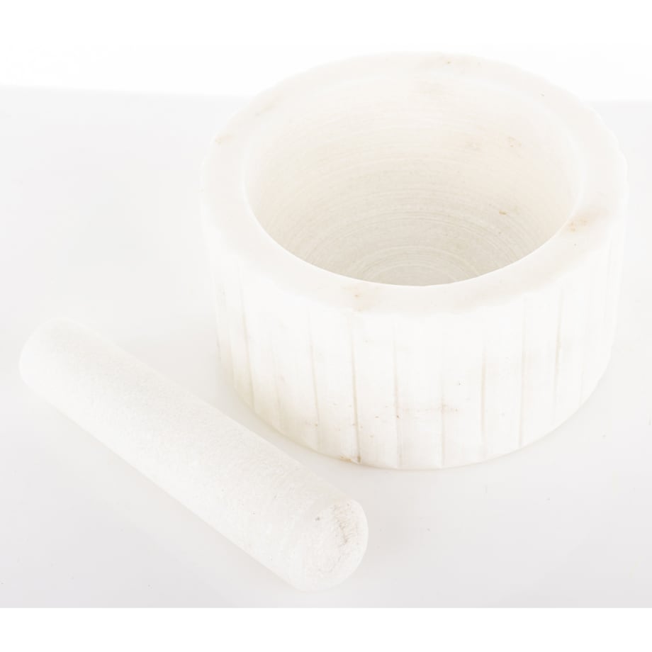 Moździerz kuchenny marmurowy biały Ø 14x7 cm BIANCO