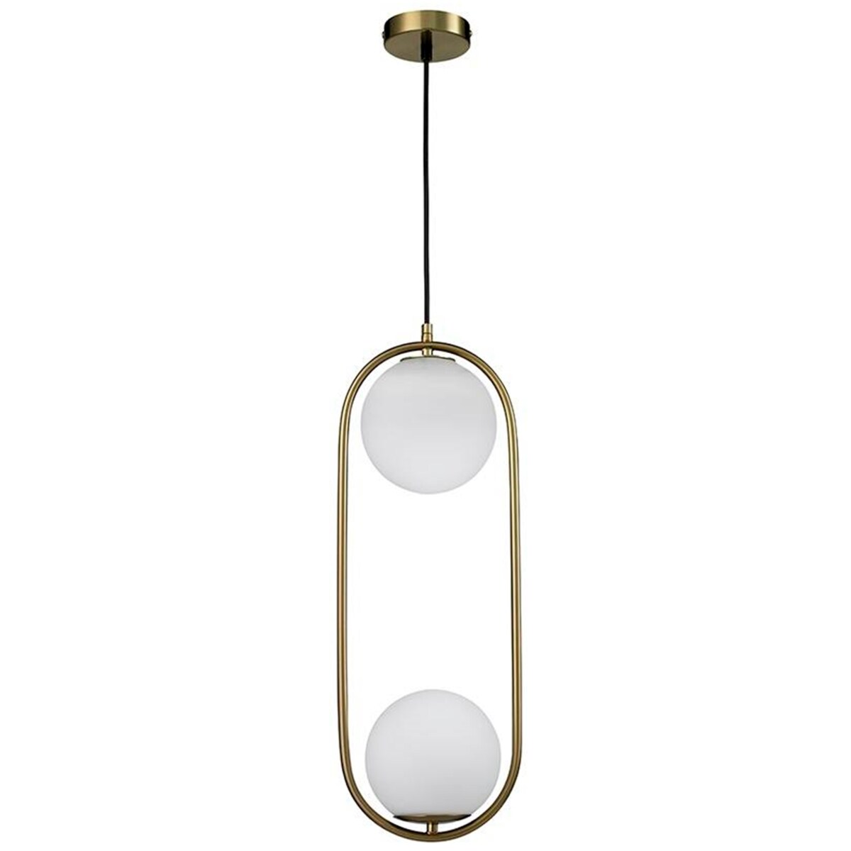 Kulista lampa wisząca Aurelia Twin MSE010100303 złota