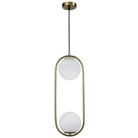 Kulista lampa wisząca Aurelia Twin MSE010100303 złota