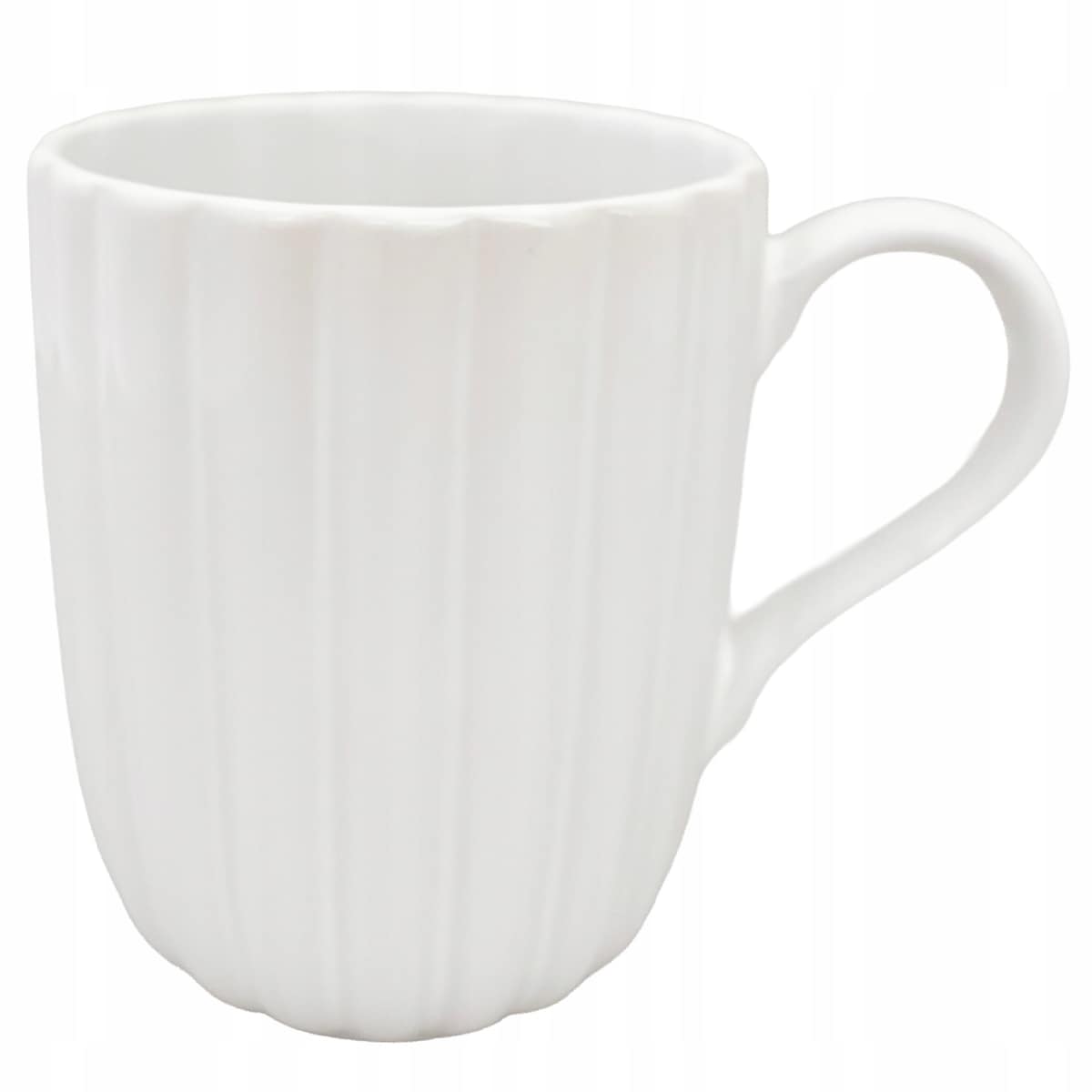 KUBEK CERAMICZNY BIAŁY 500ml do kawy herbaty na prezent skandynawski