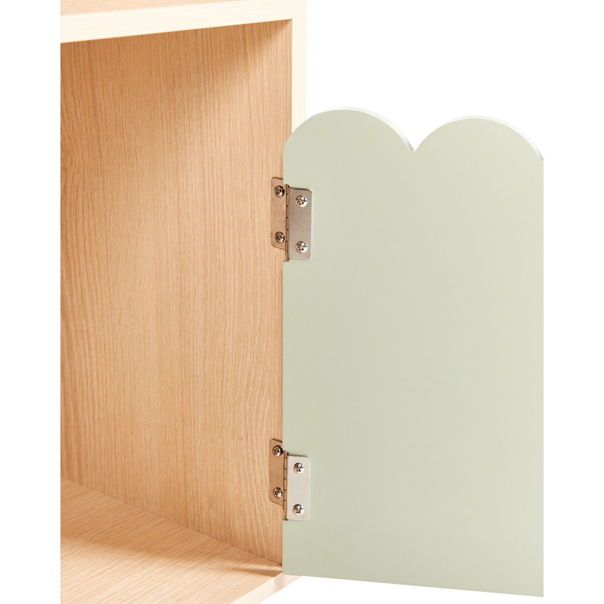 Regał 2 półki MDF Jasne drewno LACKEY