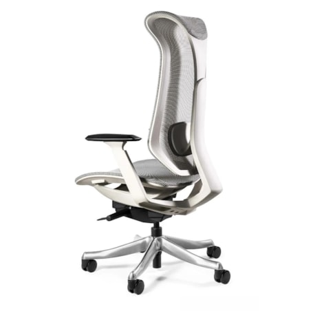 Fotel biurowy FOCUS szary siatka