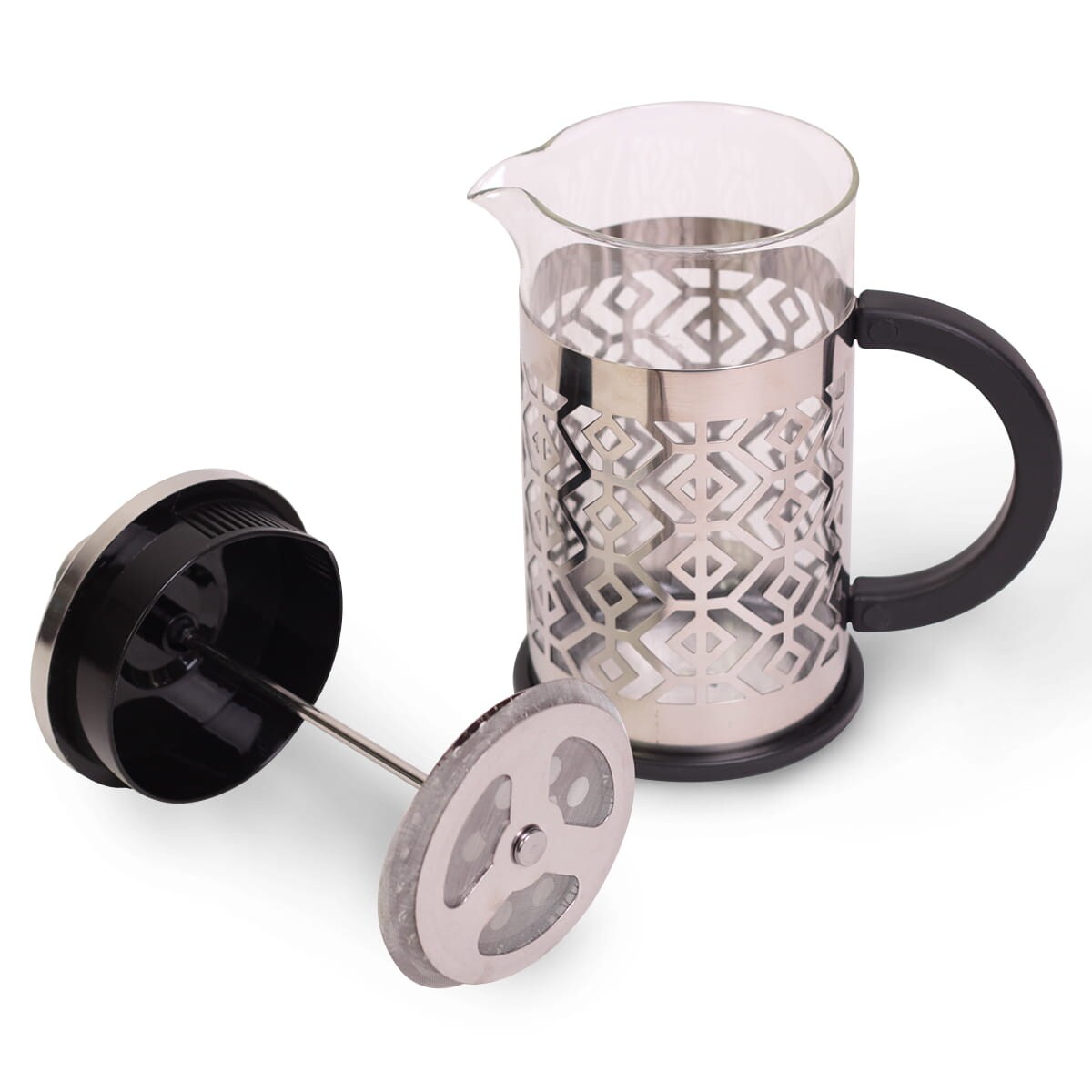 Zaparzacz szklany do herbaty kawy 600ml tłokowy french press KAMILLE