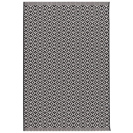 Dywan Modern Geometric black/beige 120x170cm, 120 x 170 cm