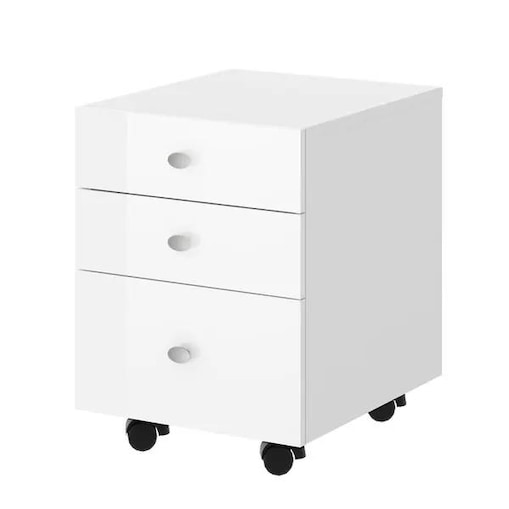 Kontenerek MILANO biały połysk