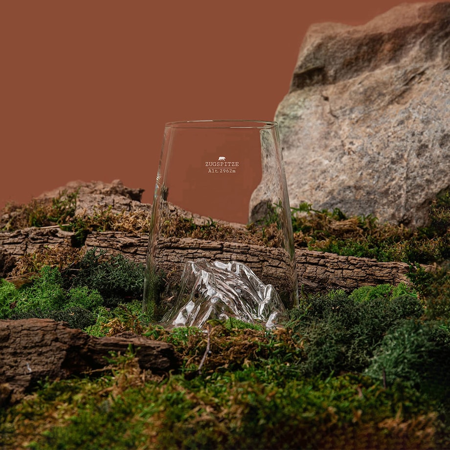 Szklanka Long Drink - Topographic - Zugspitze