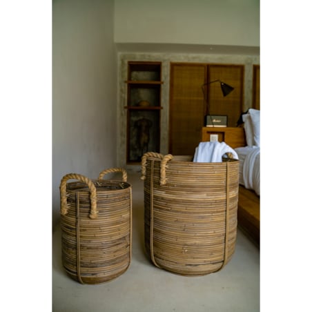 RATTANOWY KOSZ AZURE L