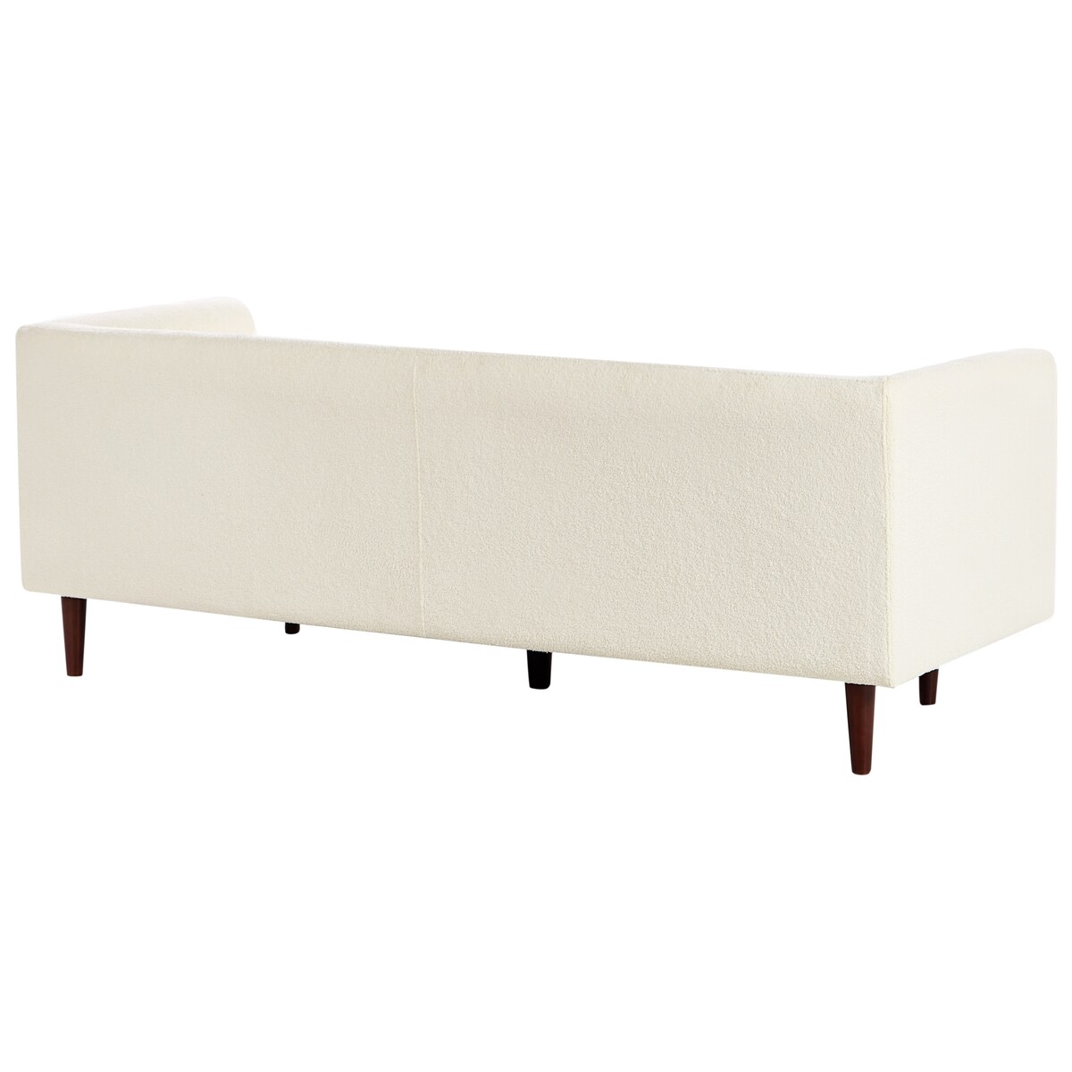Sofa dla 3 osób BYSKE Boucle Złamana biel