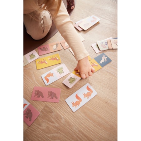 Filibabba Gra Domino Nordic animals