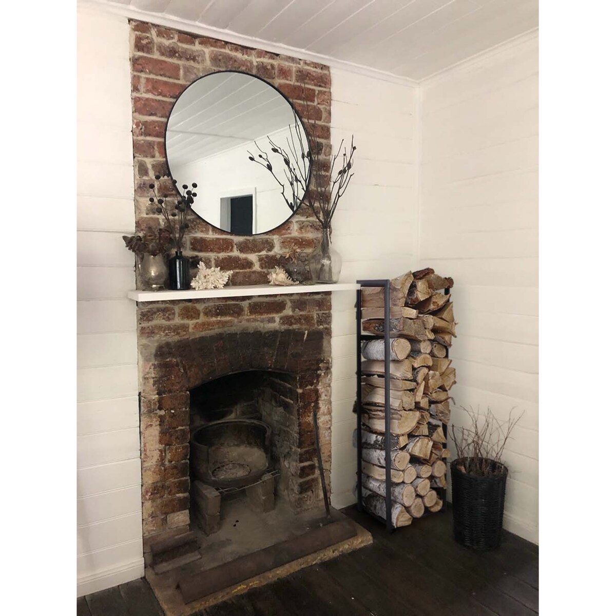 Stojak na drewno KS-12 WOOD M - KAJA HOME