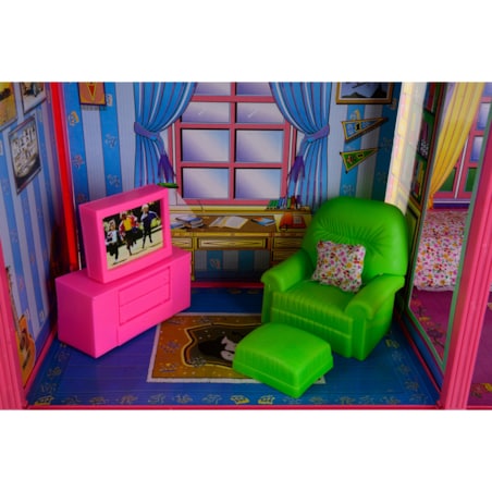 Wielki domek dla lalek Willa 94 cm +akcesoria FUNFIT