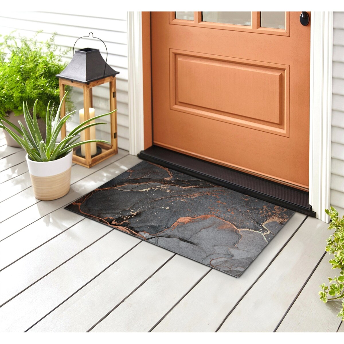 Wycieraczka zewnętrzna Szary marmur 90x60cm