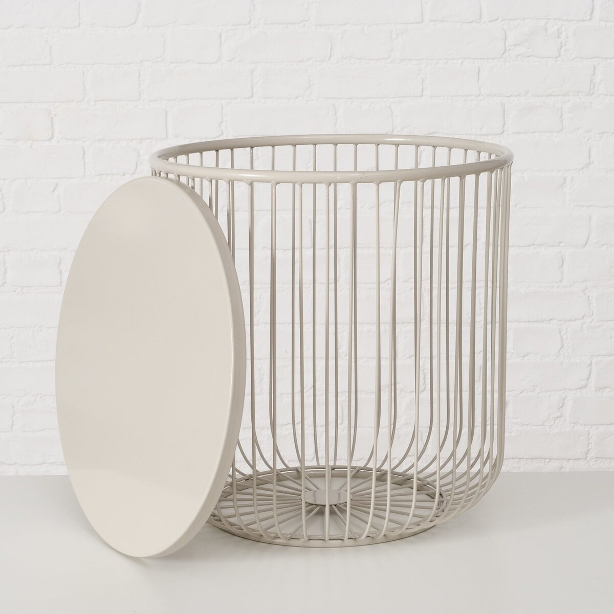 Zestaw dwóch stolików metalowych CINDY, 41 - 47 cm