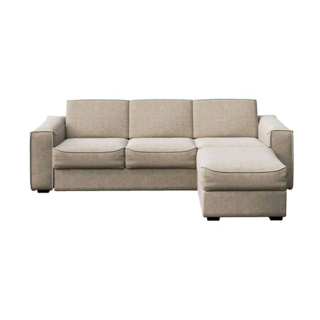 Sofa narożna rozkładana Munro - kremowa