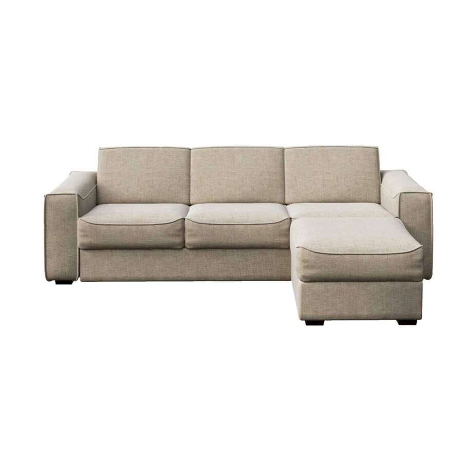 Sofa narożna rozkładana Munro - kremowa