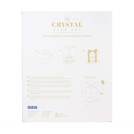 PME Przezroczyste pudełko na ciasto 250 mm