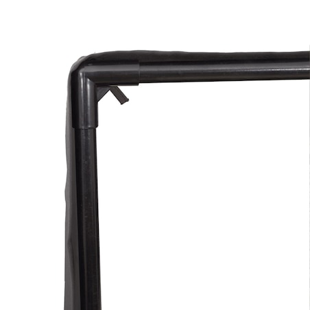 vidaXL Podwójna leżanka z daszkiem i zasłonami, szary polirattan