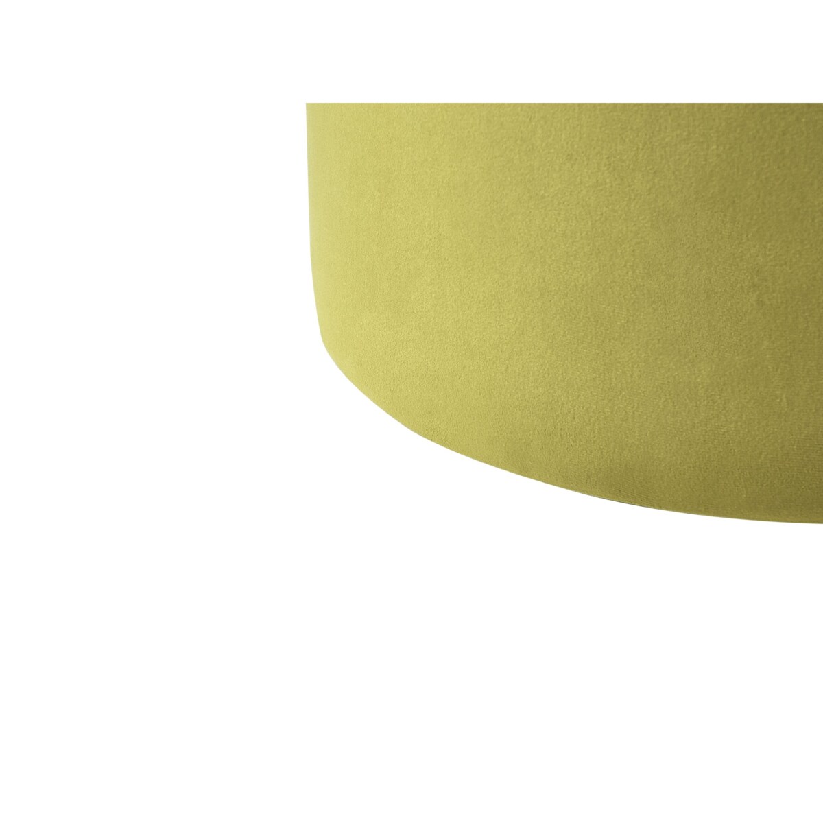 Puf LOVETT Welur Oliwkowy 47 cm 47 cm 46 cm