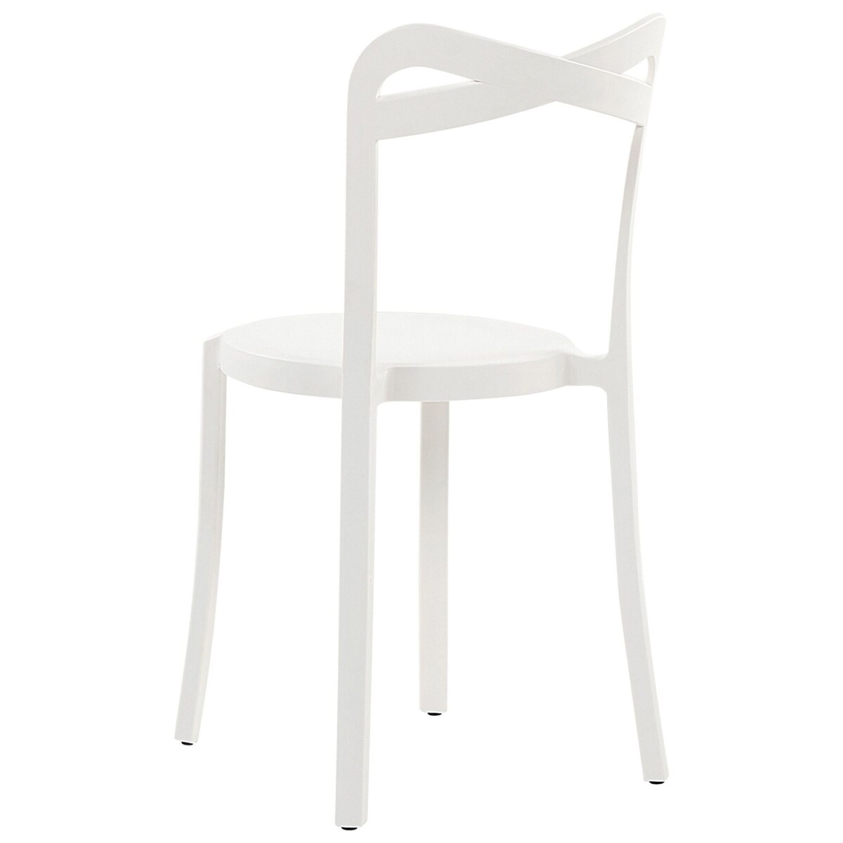 Zestaw 4 krzeseł do jadalni biały CAMOGLI