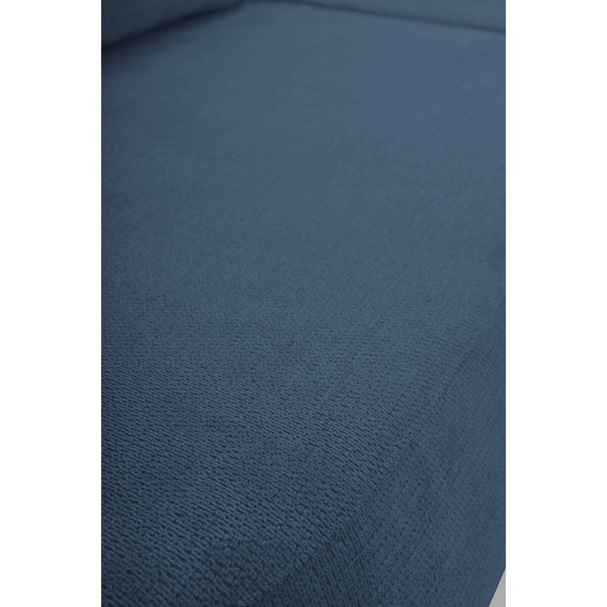 Nowoczesny narożnik rozkładany OLIVIO prawy - granatowy