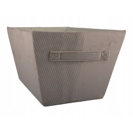 PUDEŁKO organizer na drobiazgi SZARE 34x26cm