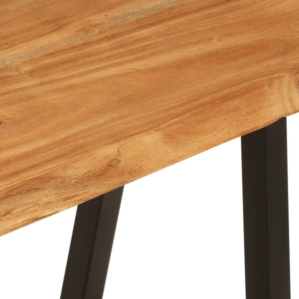 vidaXL Ławka z naturalną krawędzią drewna, 105 cm, drewno akacjowe