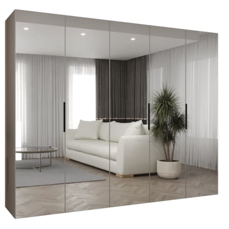 Szafa uchylna otwierana MARBELLA 3 250 wys. 202 cm Kaszmir + u. Czarny