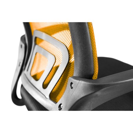 Krzesło biurowe profilowane SMART pomarańczowe