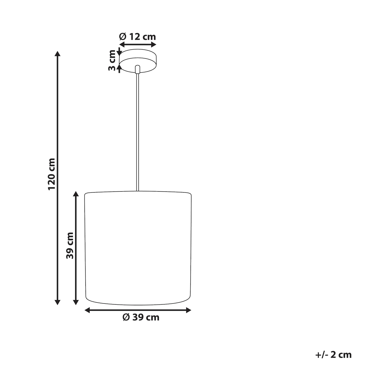 Lampa wisząca LUAPULA Papierowa plecionka Naturalny