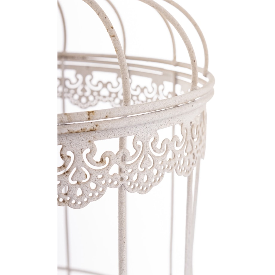 Klatka dekoracyjna metalowa kpl. 2 sztuki 47x19x19 i 62x25x25 cm