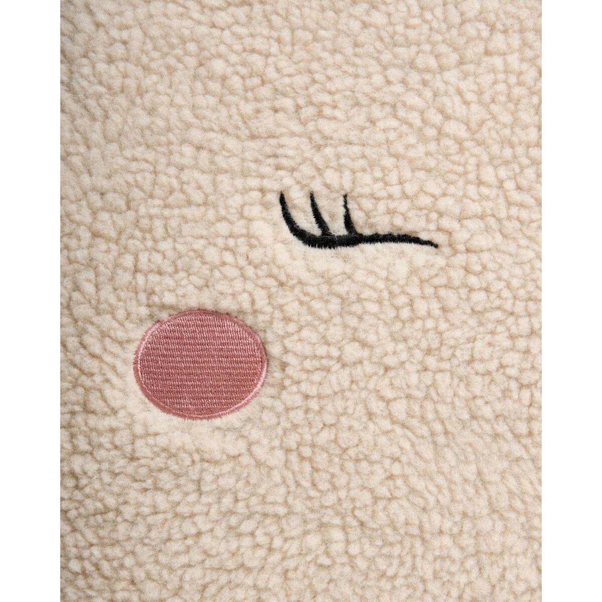 Fotel dziecięcy Jednorożec LULEA Boucle Jasnobeżowy