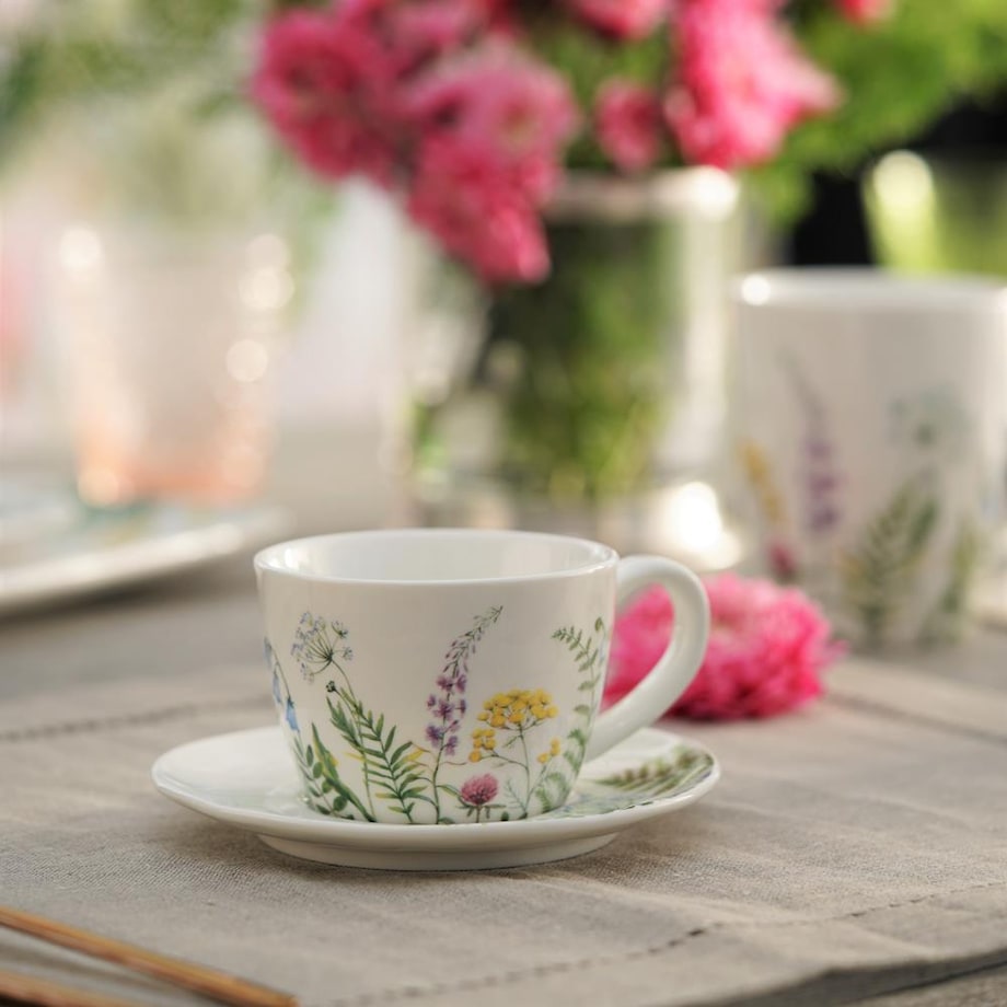 VILLA ITALIA Filiżanka do kawy herbaty 200 ml porcelanowa PROWANSJA