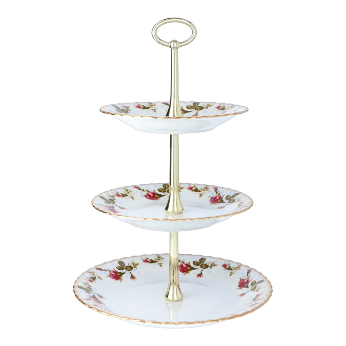 Etażerka 3-poziomowa Iwona Złota Róża B013