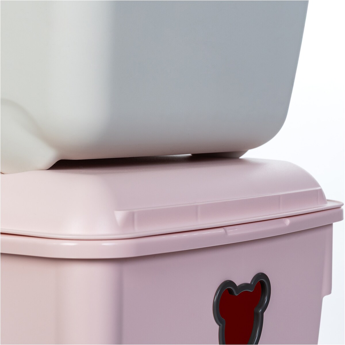 Pojemnik Plastikowy Na Zabawki 40 L Duży Miś Różowy