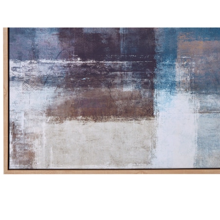 Obraz na płótnie w ramie abstrakcyjny 83 x 103 cm wielokolorowy PULSANO