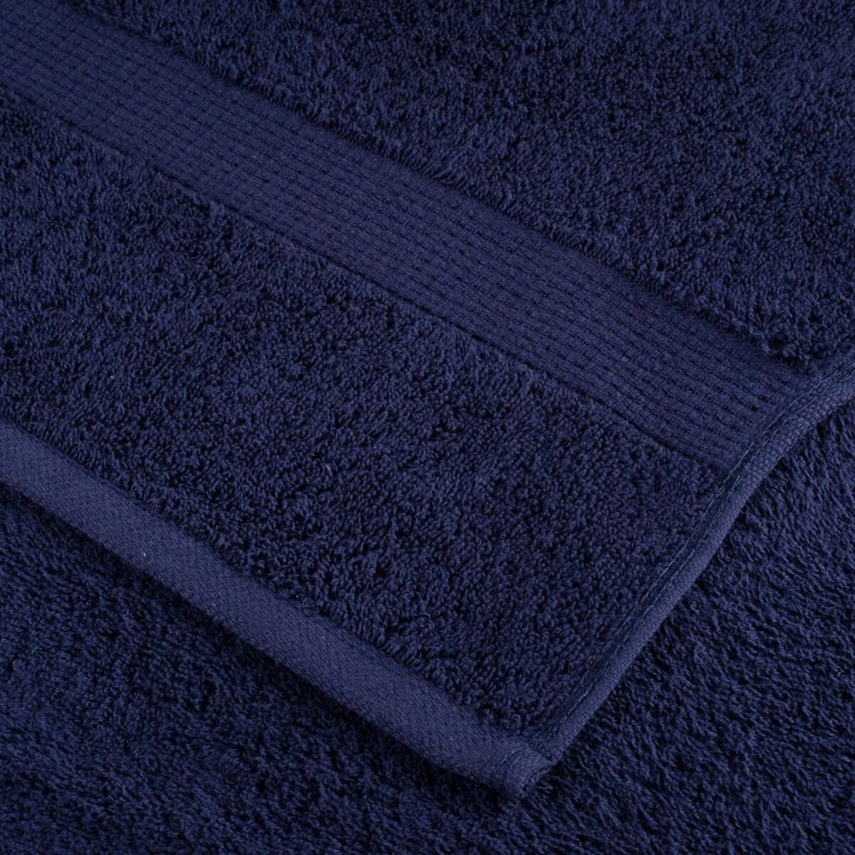 vidaXL Ręczniki premium SOLUND, 4 szt., granatowe, 100x150 cm