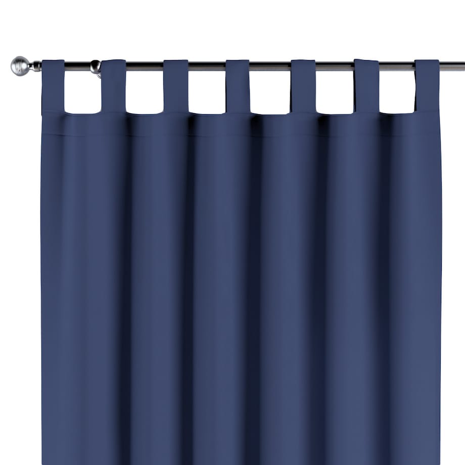 Zasłona na szelkach 1 szt. 130x260 granatowy