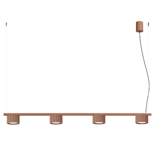 Żyrandol AURA 4 mocca Gx53