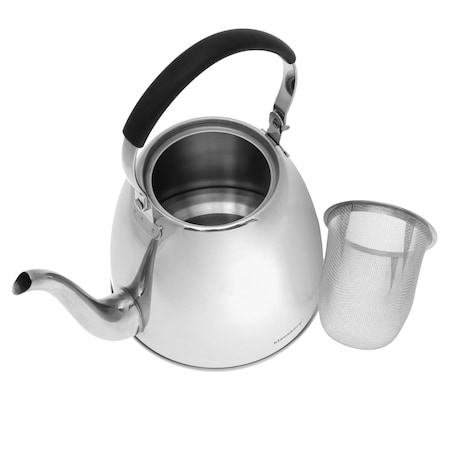 Czajniczek zaparzacz 1.0L do herbaty ziół KLAUSBERG srebrny