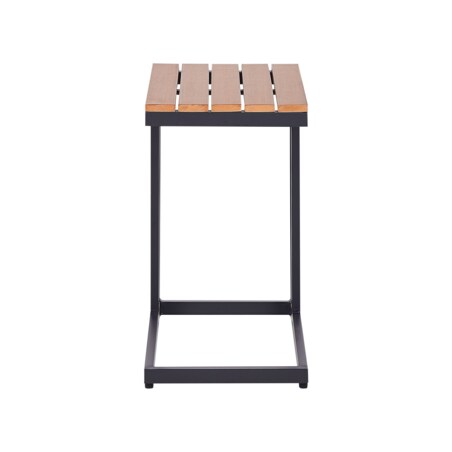 Stół ogrodowy MDF Czarny MESSINA