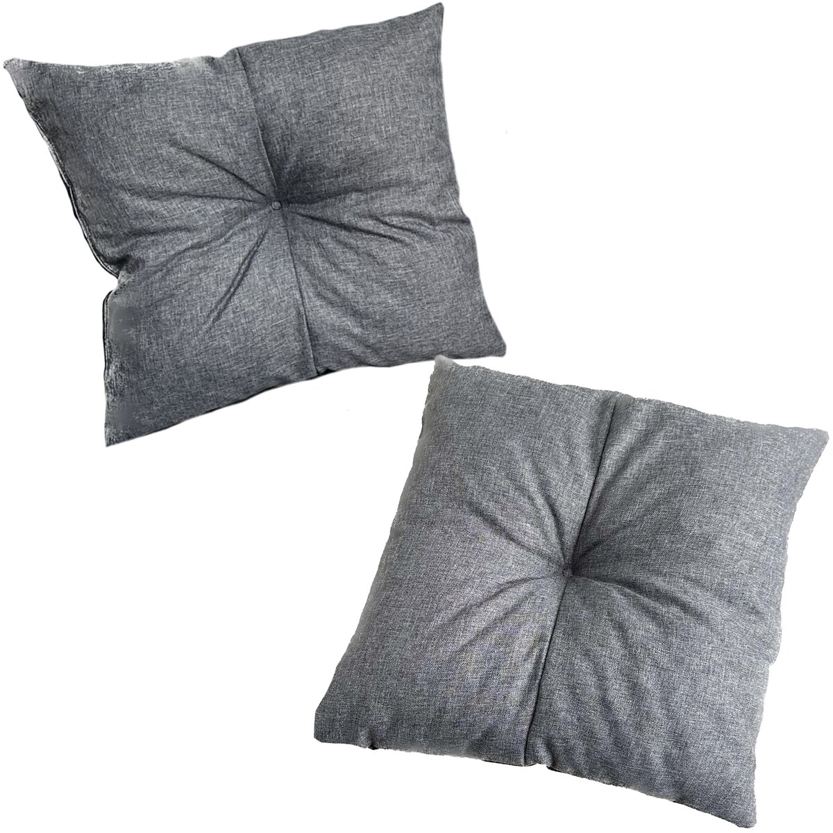 Poduszka Ogrodowa Zestaw 180X60X50 Ekolen Na Ławkę Huśtawkę Taras Dekoracyjny Szara