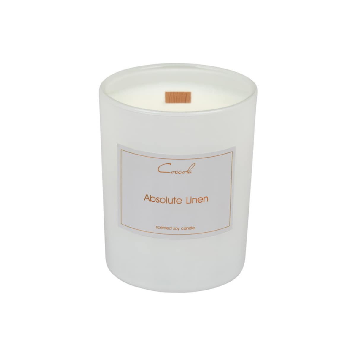 Absolute Linen- 210 gram ekologiczna naturalna świeca sojowa naturalna (dostępne inne zapachy)