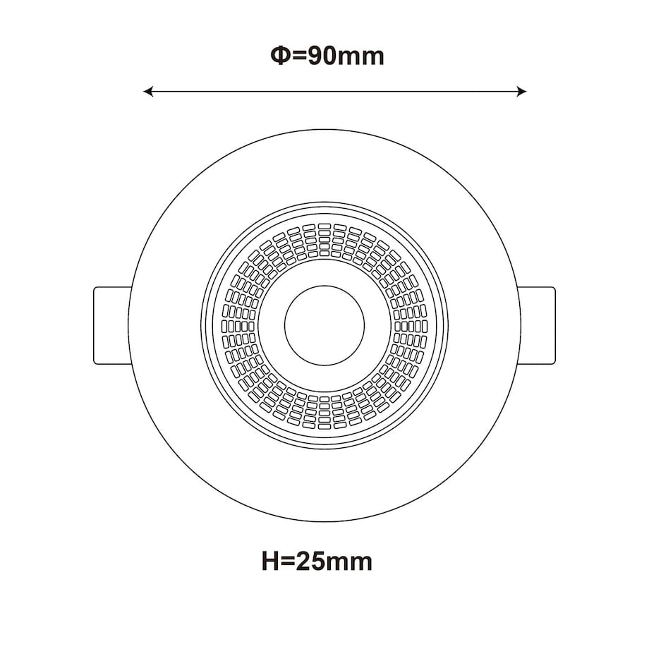 Oczko Light Prestige Plus biały LED CCT 3000K/4000K/6000K (regulowana) 1 szt.