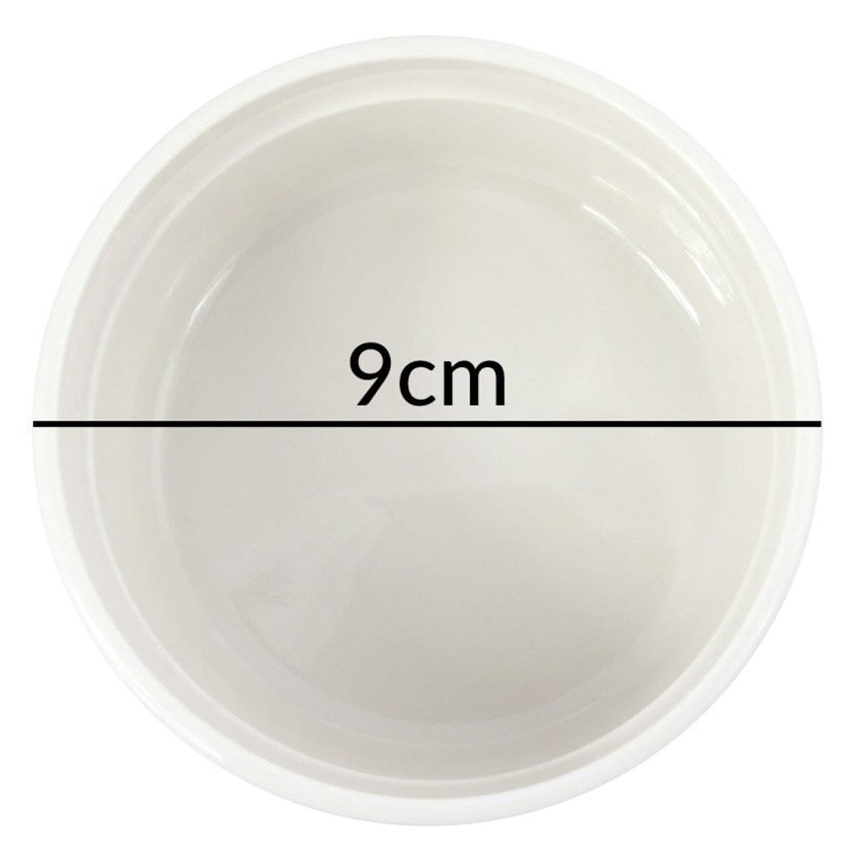 Ceramiczne miseczki, kokilki wielofunkcyjne 185 ml - 2 sztuki, kolor biały