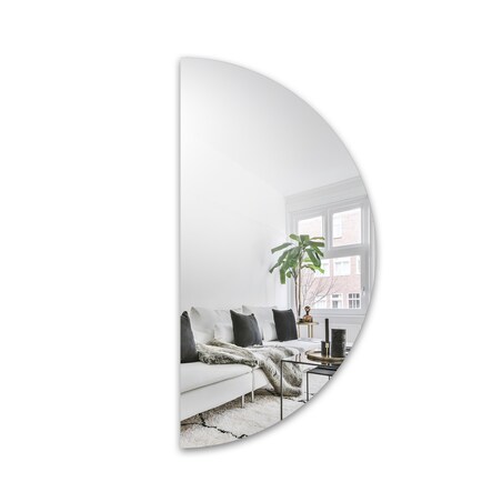 Lustro łazienkowe połówka kółka - HELENA