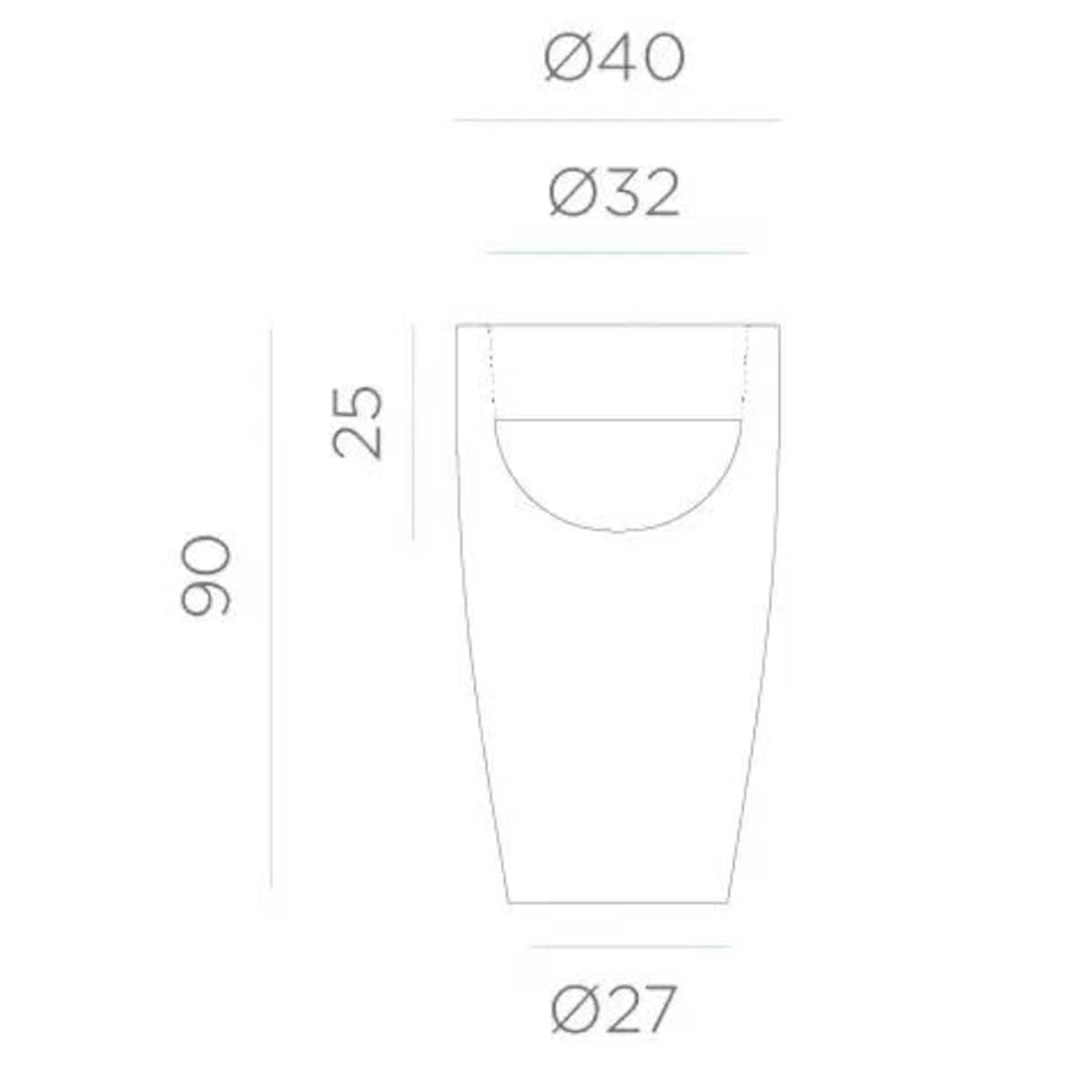 Donica tarasowa RGB Bambu LUMBM090TWLNW King Home LED RGB 1W 6000K IP54 biała
