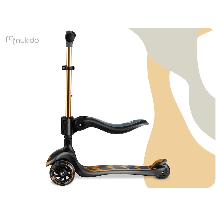 Hulajnoga trójkołowa dla dzieci Nukido Flippo balansowa siedzisko 765800