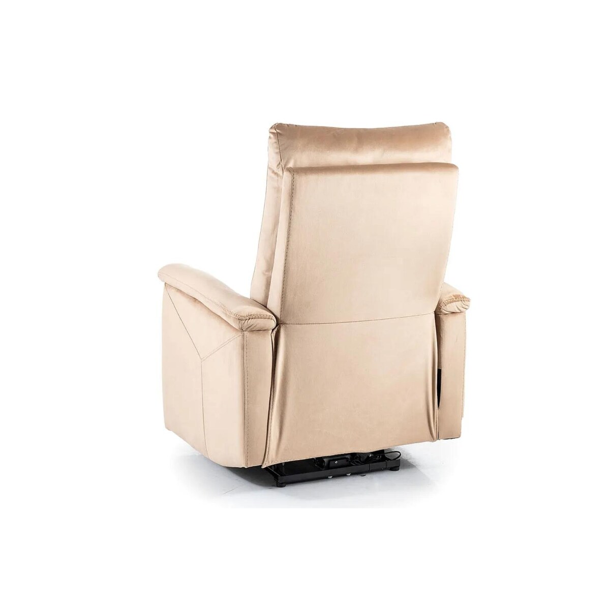 Fotel rozkładany NEPTUN VELVET M beżowy masujący