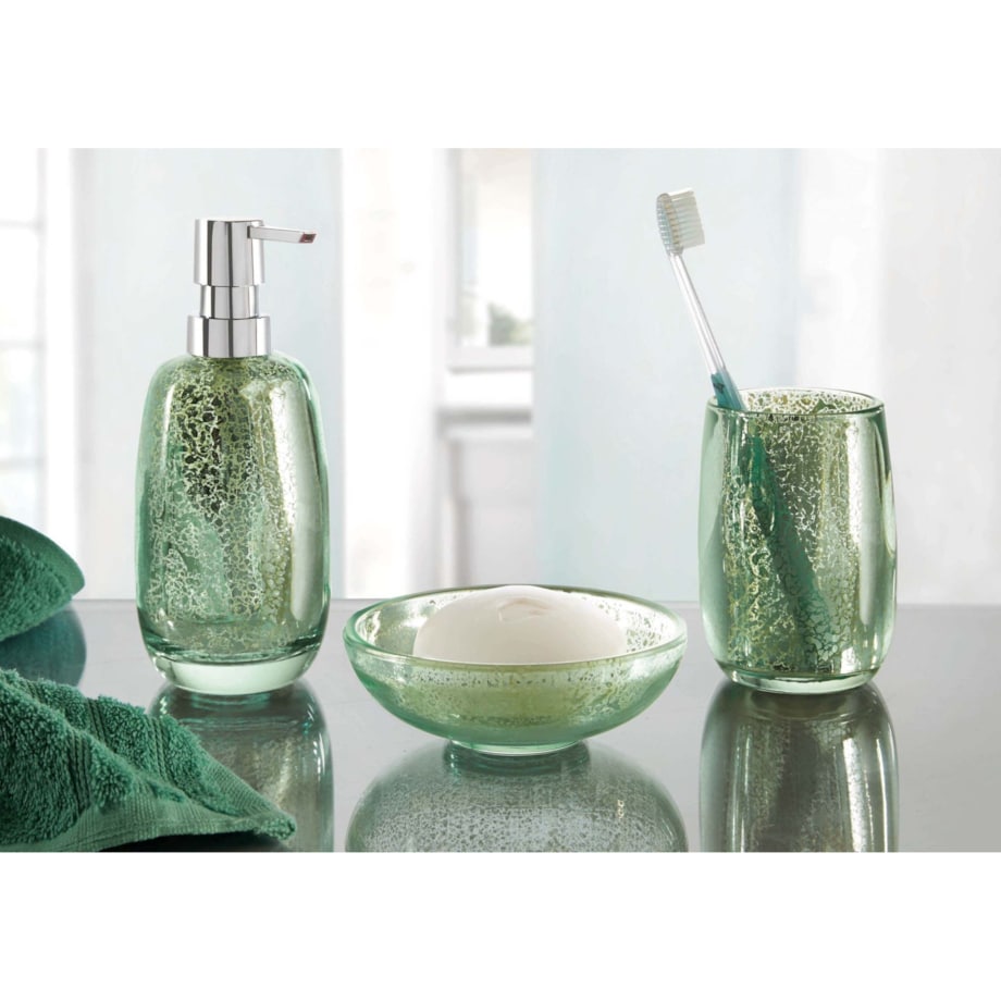 Kleine Wolke Mercury Kubek łazienkowy zielony / złoty